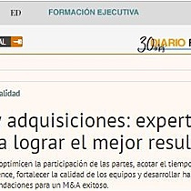 Fusiones y adquisiciones: expertos dan las claves para lograr el mejor resultado